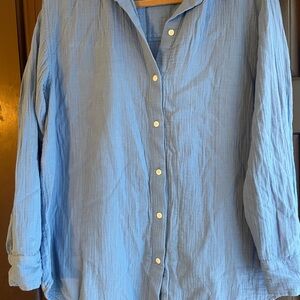 Wilfred Free oversized button down cotton shirt